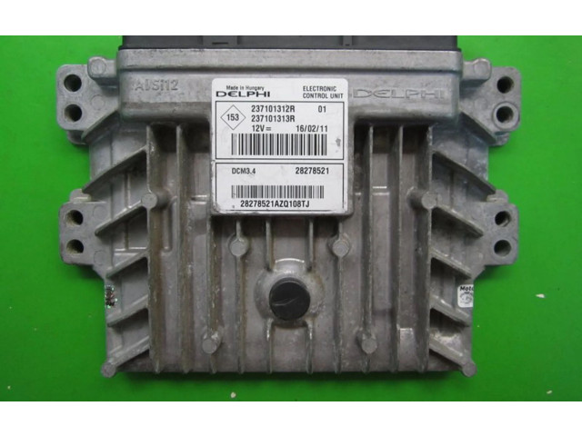 Блок управления двигателем Блок управления 237101313R, 237101312R   Renault Twingo II