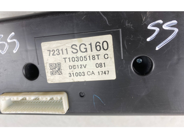 Блок управления климат-контролем 72311SG160   Subaru Forester SJ
