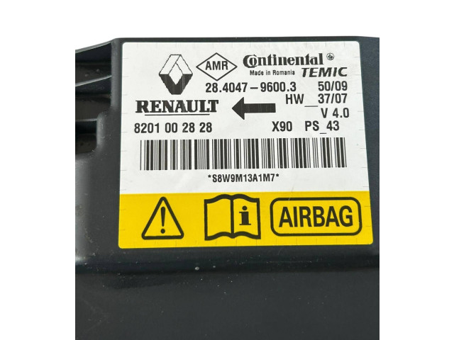 Блок подушек безопасности 28404796003, 8201002828 Dacia Sandero