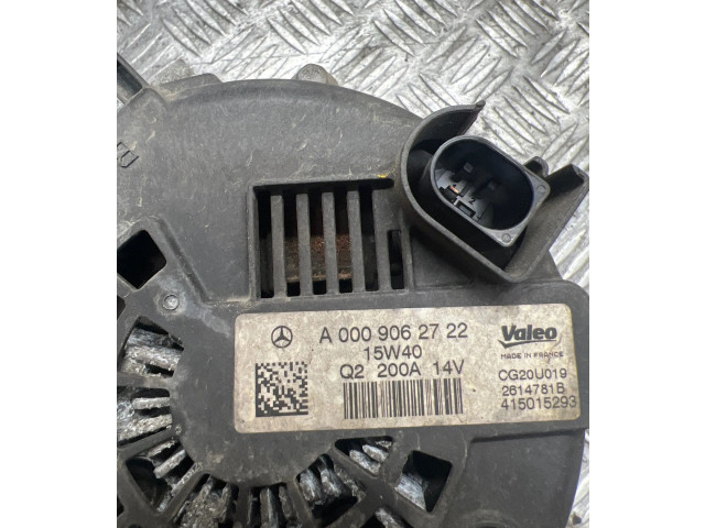 Генератор A0009062722, 2614781B   Mercedes-Benz CLS C218 X218      