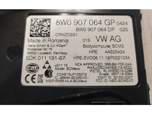 Блок комфорта 8W0907064GP, 5DK01119167   Audi Q8   
