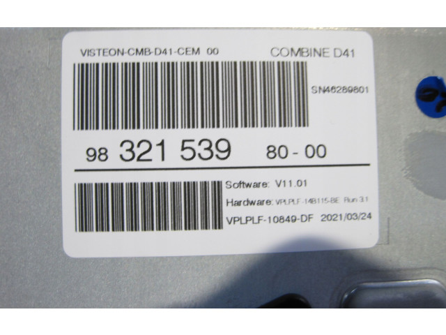 Панель приборов 9832153980 Citroen DS4