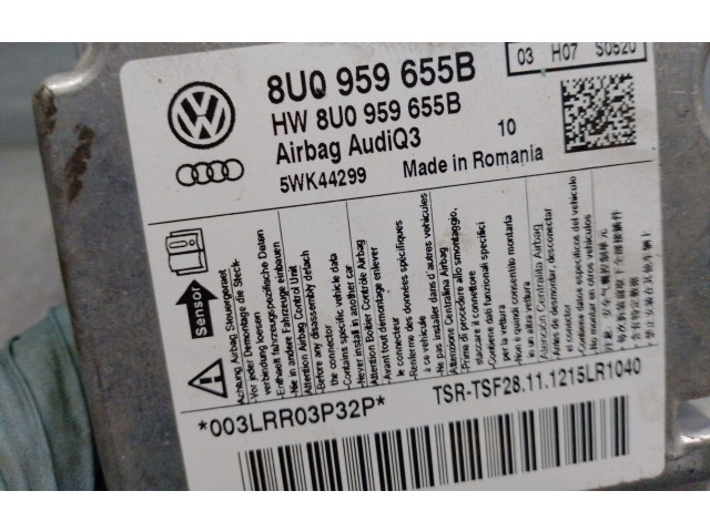 Блок подушек безопасности 8U0959655B, 5WK44299SIEMENS Audi Q3 8U