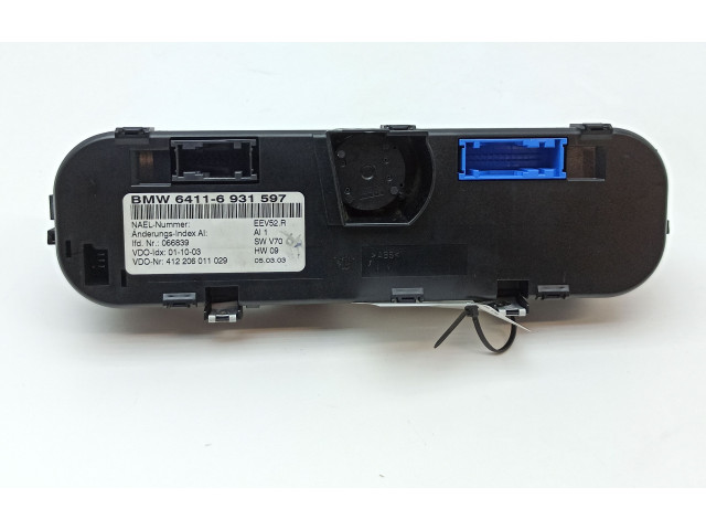 Блок управления климат-контролем 6931597, 412206011029 BMW Z4 E85 E86