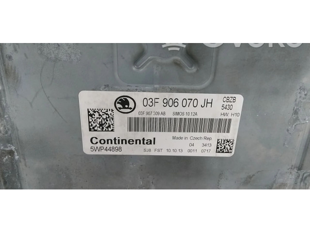 Блок управления двигателя 03F906070JH Skoda Yeti (5L)