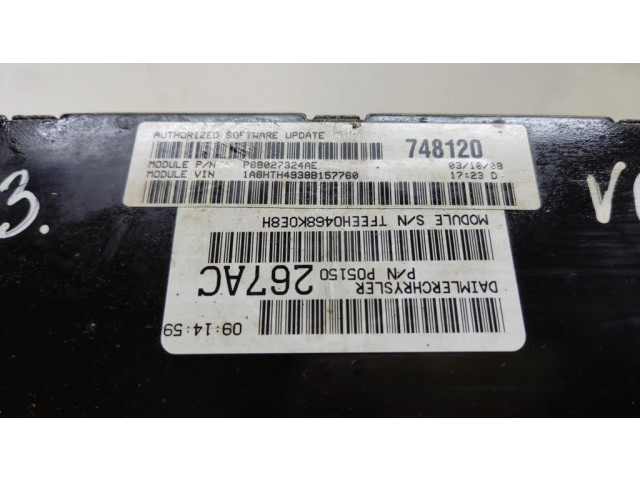 Блок управления коробкой передач P68027324AE   Chrysler Grand Voyager V