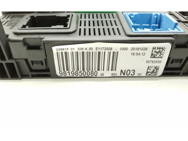 Pojistková skříňka 9819850080 Peugeot 2008 2014