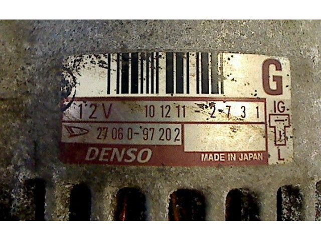 Генератор 2706097202 Daihatsu Cuore