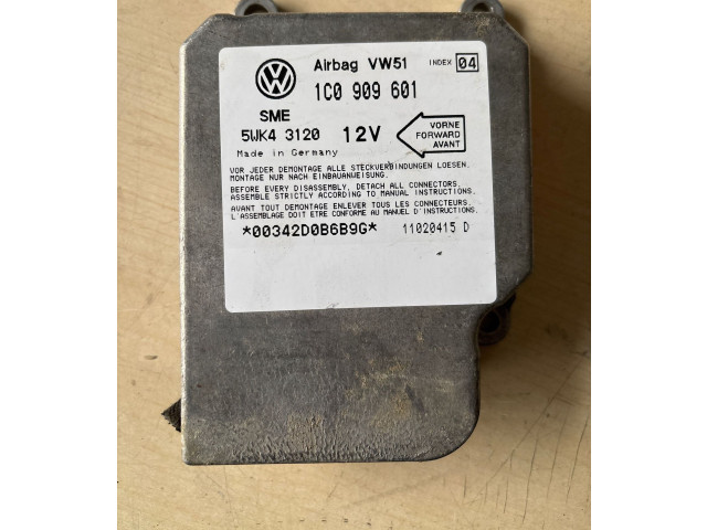 Блок подушек безопасности 1C0909601, 11020415D Skoda Octavia Mk2 (1Z)