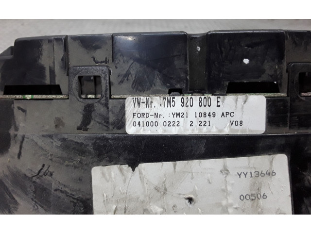 Панель приборов 7M5920800E Ford Galaxy