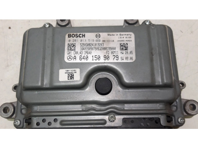 Блок управления двигателя A6401509079, 0281013519 Mercedes-Benz B W245