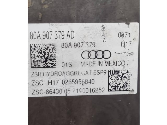 Блок АБС 80A907379AD, 80A907379   Audi  Q5 SQ5  2017 -  года