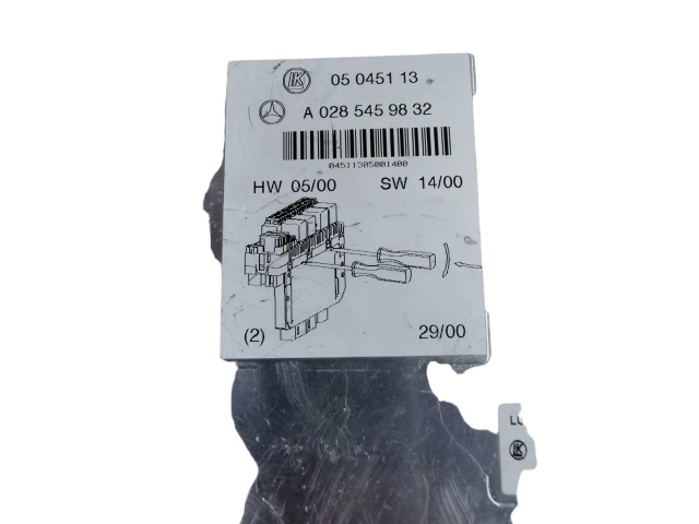 Pojistková skříňka A0285459832, 05045113 Mercede-Benz S W220 2001