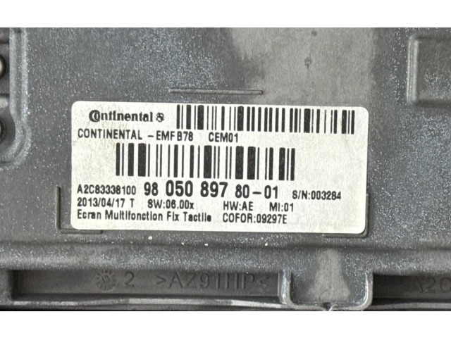 Дисплей 9805089780 Citroen C4 II Picasso