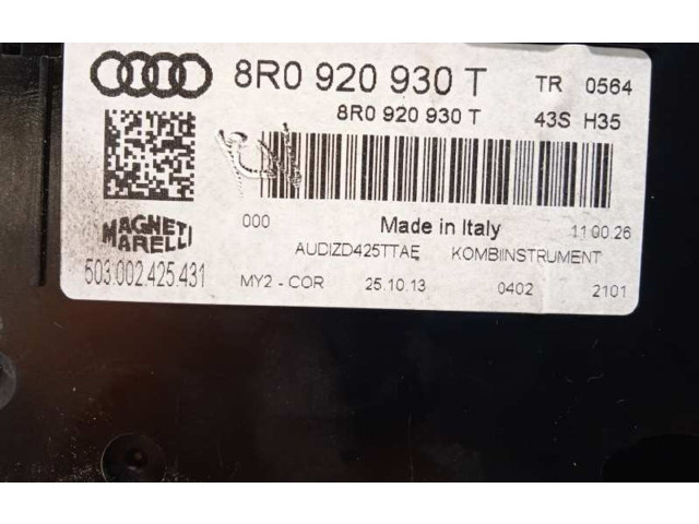 Панель приборов 8R0920930T, 503002425431 Audi Q5 SQ5