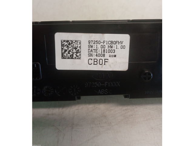 Блок управления климат-контролем 97250F1CB0FHV, 97250F1CB0FHV   KIA Sportage