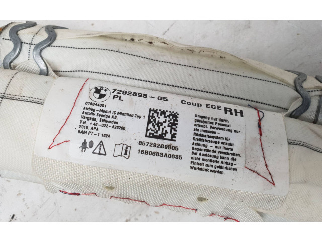 Надувная подушка для крыши 85729289805, 7292898 BMW 2 F22 F23 2016