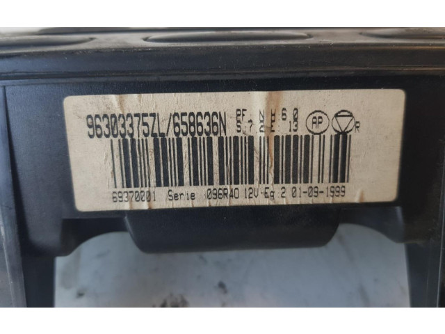 Блок управления климат-контролем 96303375ZL Peugeot 406