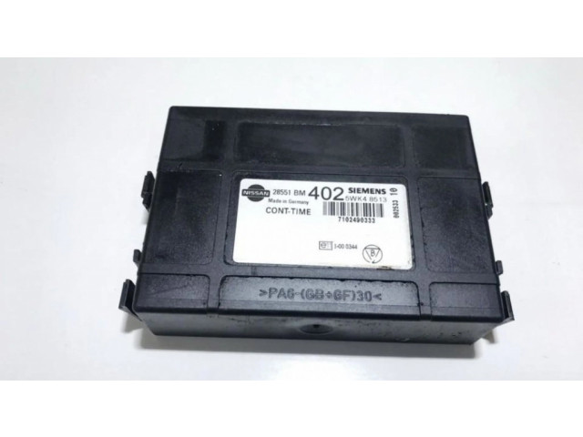 Блок комфорта 28551bm402, 5wk48513 7102490333 002 Nissan Almera N16