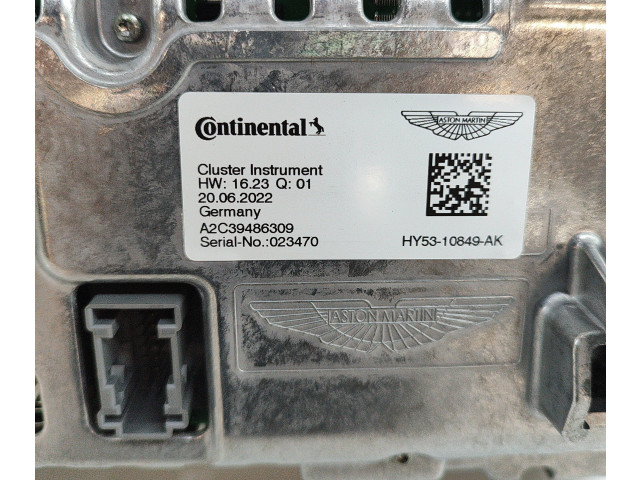 Přístrojová deska  Aston Martin DB11 2022 HY5310849AK, A2C39486309  