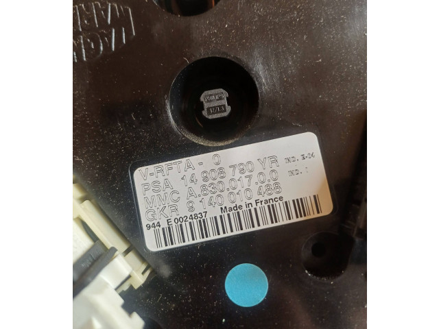 Блок управления климат-контролем 14908790YR, A83001700 Fiat Ulysse