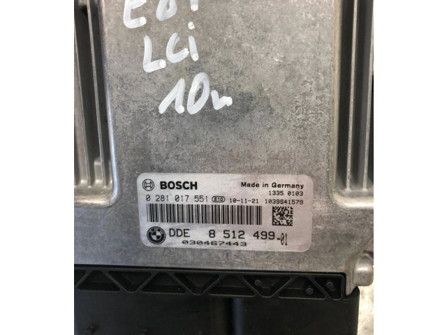 Řídící jednotka 8512499 BMW 1 E81 E87 2010