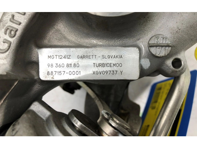 Turbodmychadlo Турбина 9836081180, 9836081180 Peugeot 208 EB2ADT(HNK)
