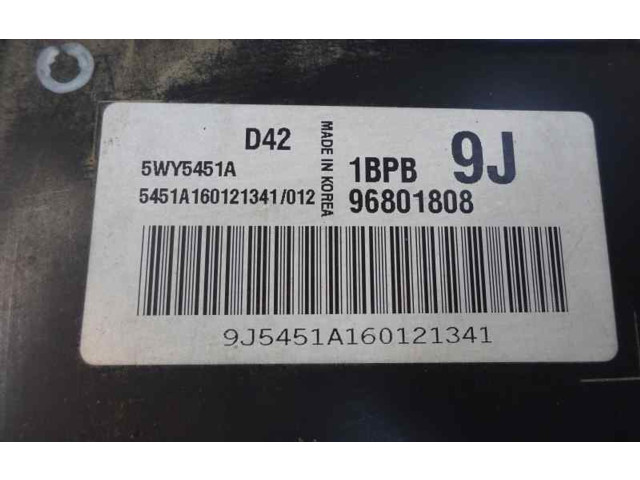 Блок управления двигателя 96801808   Chevrolet Matiz