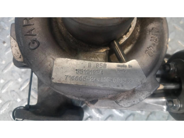 Turbodmychadlo Турбина 55191934, 7166652 Alfa Romeo GT 1.9