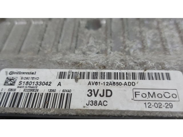 Блок управления двигателя AV6112A650ADD, S180133042 Ford Grand C-MAX