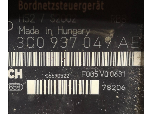 Блок комфорта 3C0937049AE, F005V00631   Skoda Octavia Mk2 (1Z)   