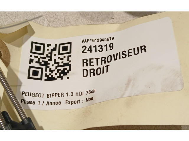 Zpětné zrcátko Peugeot Bipper 2011 1675506380