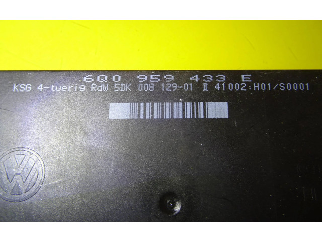 Блок комфорта 6Q0959433E Skoda Fabia Mk1 (6Y)