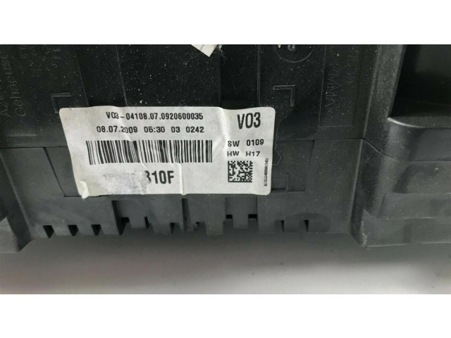 Přístrojová deska  Seat Altea XL 2010 1P0920810F, S1247  