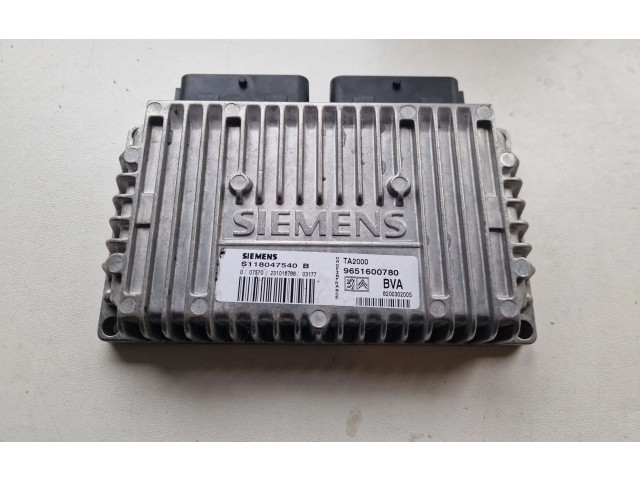 Блок управления коробкой передач 9651600780   Citroen C8