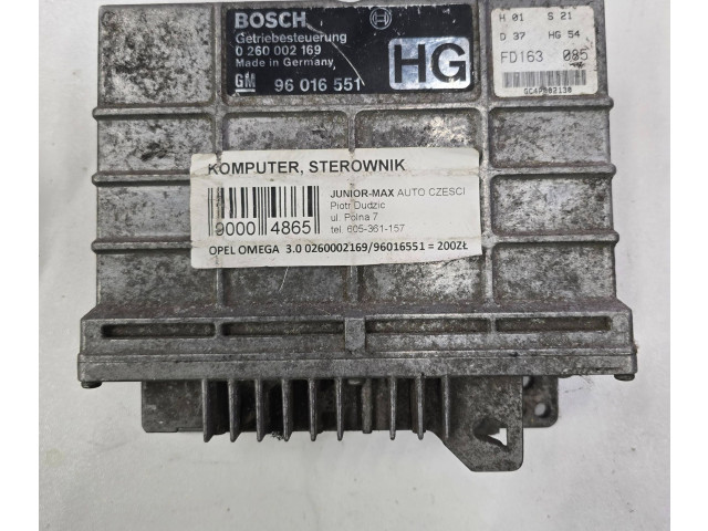 Řídící jednotka 0260002169, 96016551 Chevrolet Omega B 2000