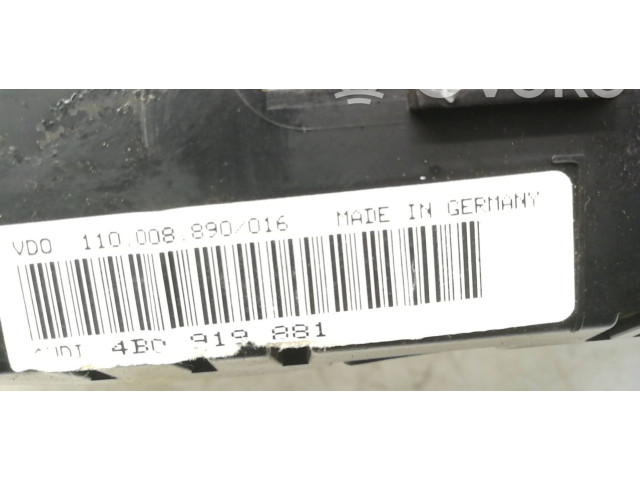 Панель приборов 4B0919881, 110008890016 Audi A6 S6 C5 4B