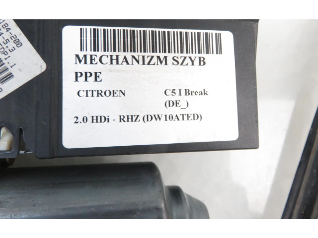 Передний комплект электрического механизма для подъема окна     9632531980    Citroen C5 