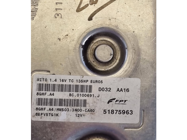 Řídící jednotka 51875963   Alfa Romeo Mito 2009