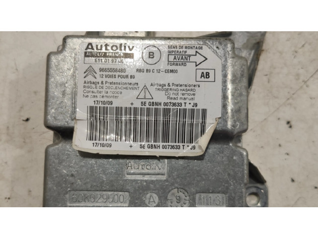 Блок подушек безопасности 9665558480 Citroen Berlingo