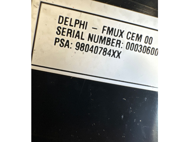 Блок управления климат-контролем 98040784XX, 00030600   Citroen DS4