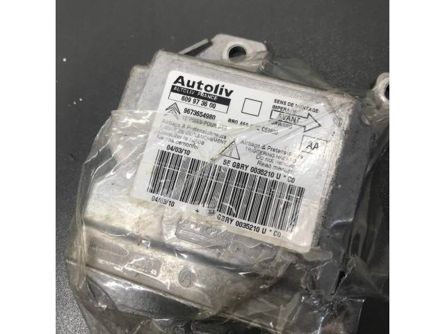 Блок подушек безопасности 9673654980, 609973600   Citroen C3 Picasso