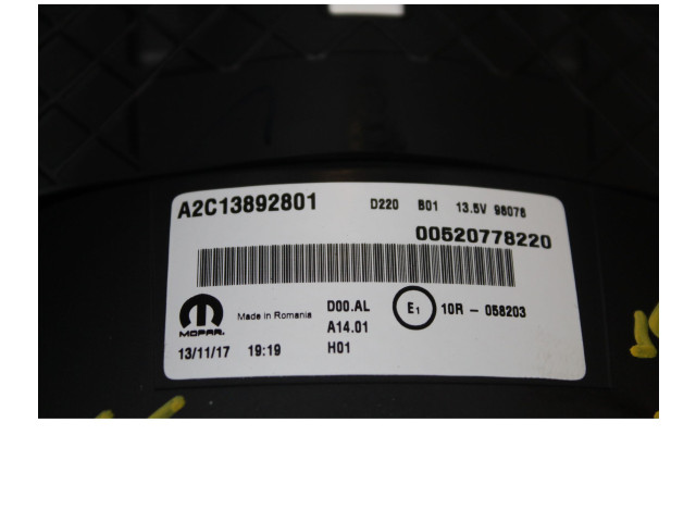 Přístrojová deska Fiat 500L 2005