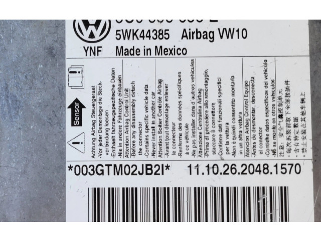 Блок подушек безопасности 5C0959655E, 5WK44385   Volkswagen Jetta VI