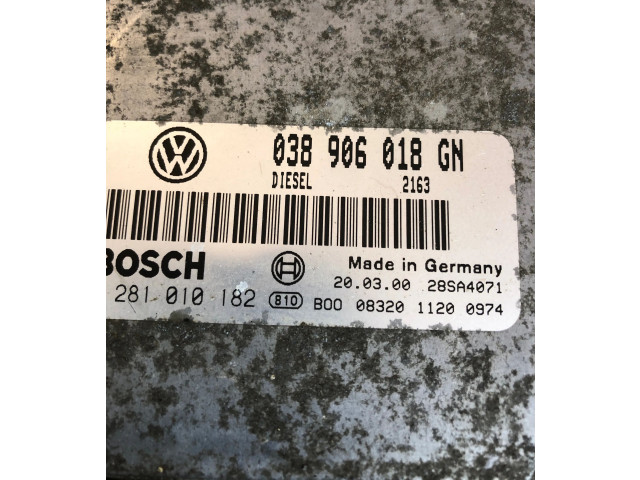 Блок управления двигателя 038906018GN, 28SA4071   Skoda Octavia Mk1 (1U)