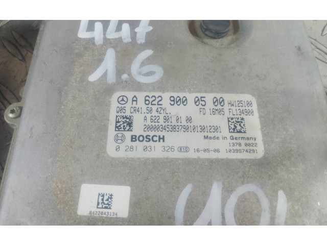 Řídící jednotka A6229000500, 0281031326 Mercedes-Benz Vito Viano W447 2014