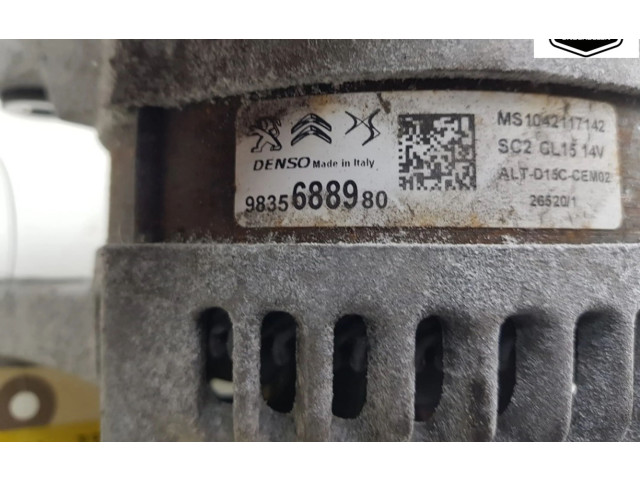 Генератор 9835688980, 9835688980 Peugeot 2008 II