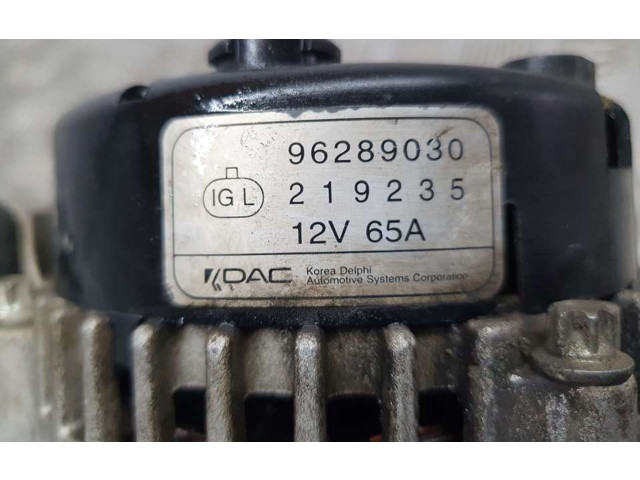 Генератор 96289030, 219235 Chevrolet Matiz 0.8