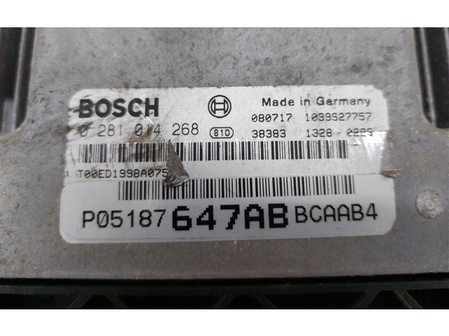Řídící jednotka 0281014268   Dodge Caliber 2009