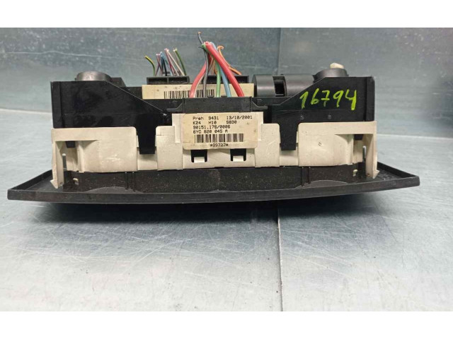 Модуль блока управления кондиционером 6Y0820045A Skoda Fabia Mk1 (6Y)